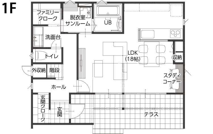 間取り 1階